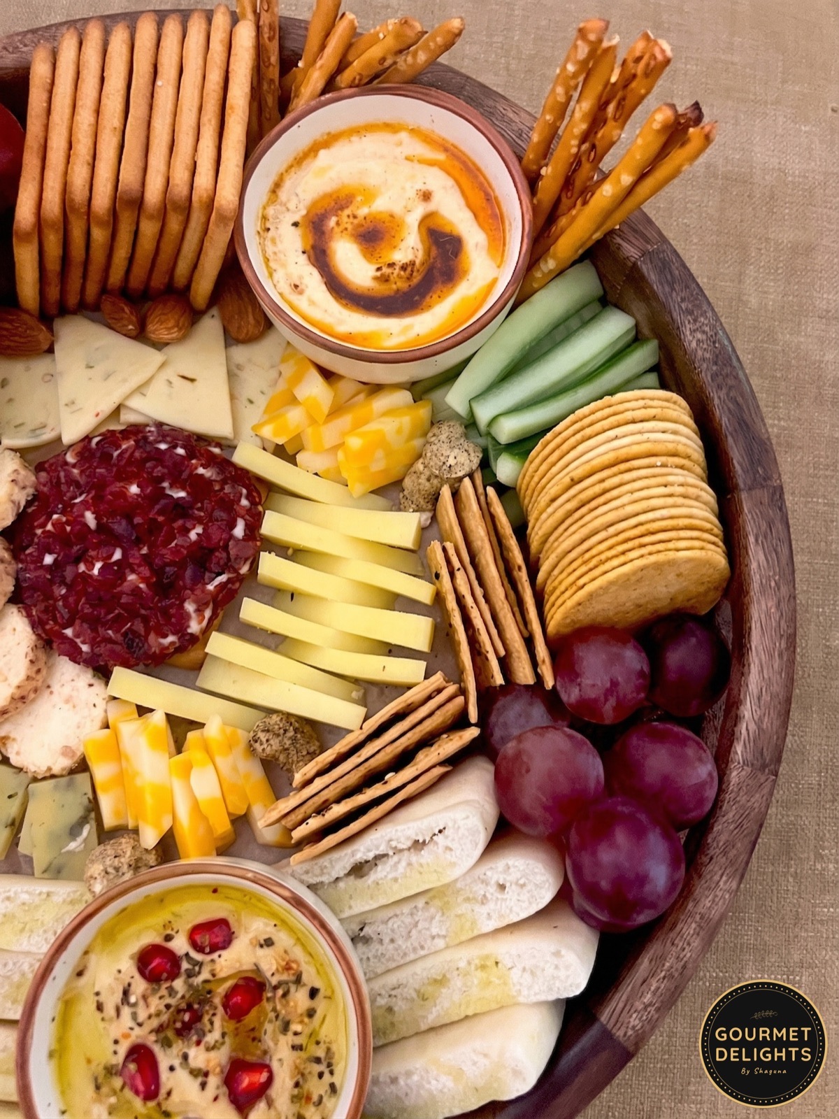 Half platter bright
